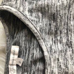 Modcloth size 8 pretty flared heather gray dress